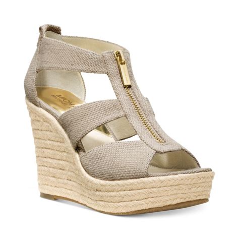 michael kors sandalen beige|michael kors sandals on sale.